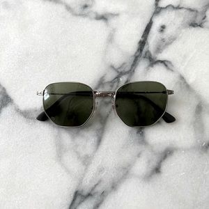 Persol 2446-S Polarized Metal Frame Sunglasses